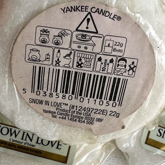 Yankee Candle Snow in Love Wax Melts Lot Of 5 - Picture 3 of 4